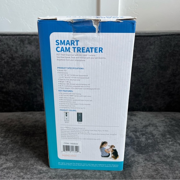 NIB Sparkly Black DOGNESS Smart Cam Treater - Picture 14 of 15